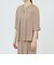 【WEB・一部店舗限定】【ウォッシャブル/防しわ性】バックサテンジョーゼット　ブラウス