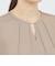 【WEB・一部店舗限定】【ウォッシャブル/防しわ性】バックサテンジョーゼット　ブラウス