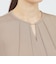 【WEB・一部店舗限定】【ウォッシャブル/防しわ性】バックサテンジョーゼット　ブラウス
