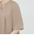 【WEB・一部店舗限定】【ウォッシャブル/防しわ性】バックサテンジョーゼット　ブラウス