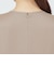 【WEB・一部店舗限定】【ウォッシャブル/防しわ性】バックサテンジョーゼット　ブラウス