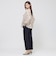 【eclat掲載】【ウォッシャブル】シフォンカットペイズリー　ブラウス