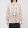 【eclat掲載】【ウォッシャブル】シフォンカットペイズリー　ブラウス