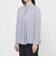 【WEB・一部店舗限定】【ウォッシャブル/防しわ性】バックサテンジョーゼット　ブラウス