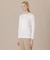 【The Essential Collection】コットンスムース長袖Tシャツ