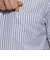 パナマサッカーストライプ 半袖ワイドカラーシャツ