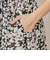【L】【WEB・一部店舗限定】シルエットフラワーワンピース