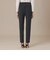 【L】ストレッチダブルクロステーパードパンツ