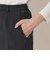 【L】ストレッチダブルクロステーパードパンツ