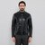 【Weather proofed Leather】レザーシングルライダースジャケット