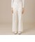 【L】【婦人画報掲載】9.75オンスデニムワイドパンツ