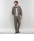 【DORMEUIL/ドーメル】【SUPER LITE TONIK】1プリーツグレンチェックトラウザーズ