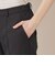 【婦人画報掲載】コットンリネンブレンドオックステーパードパンツ