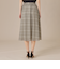 【L】ウォッシャブルシアーウールスカート