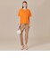 【L】【婦人画報掲載】【The Essential Collection】プレーティング天竺半袖Ｔシャツ