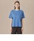 【L】【婦人画報掲載】【The Essential Collection】プレーティング天竺半袖Ｔシャツ