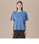 【L】【婦人画報掲載】【The Essential Collection】プレーティング天竺半袖Ｔシャツ
