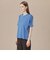 【L】【婦人画報掲載】【The Essential Collection】プレーティング天竺半袖Ｔシャツ