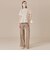 【Lesbury Easy Pants/レスベリー イージーパンツ】トリコットストレッチワイドパンツ
