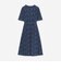 【BIBURY FLOWER】ドローイングシャドーバイブリーワンピース