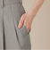 ファインキュプラポリエステルパンツ