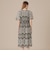 ダイヤボーダープリントワンピース
