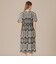 ダイヤボーダープリントワンピース