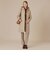 【L】【Tilbury hood long/ティルベリーフードロング】エアリーキルティングノーカラーコートフーデットコート