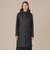 【L】【Tilbury hood long/ティルベリーフードロング】エアリーキルティングノーカラーコートフーデットコート