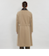 【HADSTON】【DORMEUIL】ウールコットンラグランスリーブベルテッドコート