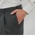 【Adjustable Fit】メランジフランネル 1プリーツスラックス