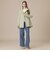 【L】ピーチタフタフーデットコート