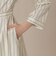 【WEB・一部店舗限定】ポリエステルシルクストライプコートドレス