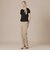 【eclat5月号掲載】シャインリブTシャツ