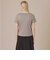 【eclat5月号掲載】シャインリブTシャツ