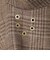 【DUNFORD】【Loro Piana Fabric】グレンチェックウールステンカラーコート