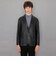 【Weatherproofed Leather】シングルジャケット