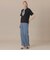 【婦人画報4月号掲載】【L】【The Essential Collection】プレーティング天竺Tシャツ