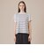 【eclat5月号掲載】【L】ボーダーミックスTシャツ