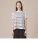【eclat5月号掲載】【L】ボーダーミックスTシャツ