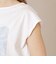 【L】リーフプリントTシャツ