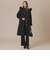【L】【婦人画報掲載】【BLACK OF BLACKs】タスランタイプライターダウンコート