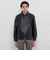 【LEON掲載】【Weather proofed Leather】レザーコーチジャケット