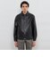 【LEON掲載】【Weather proofed Leather】レザーコーチジャケット