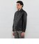 【LEON掲載】【Weather proofed Leather】レザーコーチジャケット