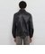 【LEON掲載】【Weather proofed Leather】レザーコーチジャケット