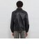 【LEON掲載】【Weather proofed Leather】レザーコーチジャケット