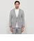 【WEB・一部店舗限定】【BREASY JACKET】ウール混レノクロスセットアップジャケット