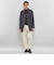 【LEON掲載】【100％ WOOL MADE DENIM】ステンカラーデニムコート