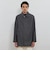【LEON掲載】【100％ WOOL MADE DENIM】ステンカラーデニムコート